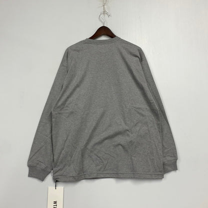 【中古美品】【メンズ】 242ATDT-CSM10 ACADEMY アカデミー LS ロングスリーブ COTTON コットン XRAY エックスレイ トップス 長袖 142-260218-ya-08-izu サイズ：02 カラー：グレー 万代Net店