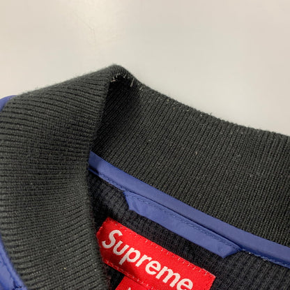 【中古品】【メンズ】 Supreme シュプリーム QUIT YOUR JOB QUILTED WORK JACKET クイット ユア ジョブ キルテッド ワーク ジャケット アウター 149-260218-ya-02-izu サイズ：M カラー：ネイビー 万代Net店