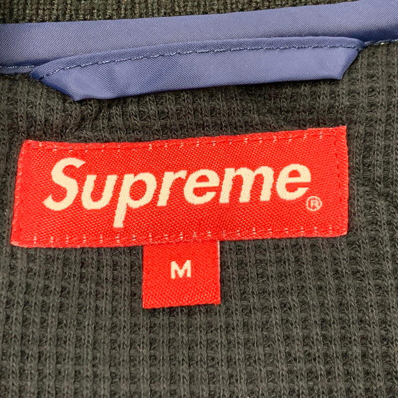 【中古品】【メンズ】 Supreme シュプリーム QUIT YOUR JOB QUILTED WORK JACKET クイット ユア ジョブ キルテッド ワーク ジャケット アウター 149-260218-ya-02-izu サイズ：M カラー：ネイビー 万代Net店
