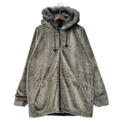 【中古品】【メンズ】 PIKO ピコ FUR FULLZIP JACKET ファー フルジップ ジャケット アウター 146-260223-kh-17-izu サイズ：M カラー：グレー 万代Net店