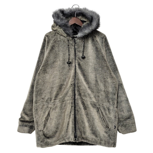 【中古品】【メンズ】 PIKO ピコ FUR FULLZIP JACKET ファー フルジップ ジャケット アウター 146-260223-kh-17-izu サイズ：M カラー：グレー 万代Net店