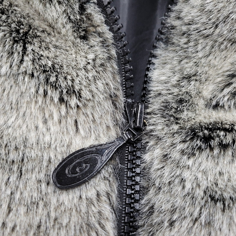 【中古品】【メンズ】 PIKO ピコ FUR FULLZIP JACKET ファー フルジップ ジャケット アウター 146-260223-kh-17-izu サイズ：M カラー：グレー 万代Net店