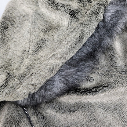 【中古品】【メンズ】 PIKO ピコ FUR FULLZIP JACKET ファー フルジップ ジャケット アウター 146-260223-kh-17-izu サイズ：M カラー：グレー 万代Net店