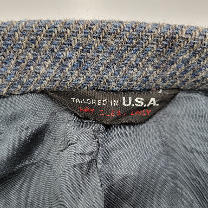 【現状渡し品】【メンズ】 WOOL TAILORED JACKET ウール テーラードジャケット USA製 146-260220-as-21-izu カラー：ブルー系 万代Net店