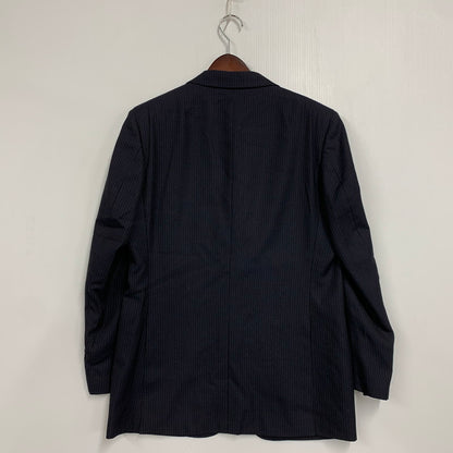 【中古品】【メンズ】 BURBERRY LONDON バーバリー ロンドン STRIPE TAILORED JACKET BBD43-710-29 ストライプ テーラードジャケット 141-260220-as-26-izu サイズ：94-82-175 カラー：ネイビー 万代Net店