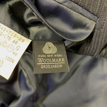【中古品】【メンズ】 BURBERRY LONDON バーバリー ロンドン STRIPE TAILORED JACKET BBD43-710-29 ストライプ テーラードジャケット 141-260220-as-26-izu サイズ：94-82-175 カラー：ネイビー 万代Net店