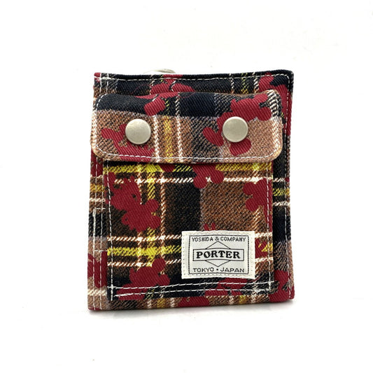 【中古品】【メンズ/レディース】 PORTER×BEAMS×DISNEY ポーター×ビームス×ディズニー ２つ折り財布 財布 200-260224-cs-13-izu カラー：マルチ 万代Net店