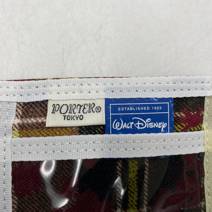 【中古品】【メンズ/レディース】 PORTER×BEAMS×DISNEY ポーター×ビームス×ディズニー ２つ折り財布 財布 200-260224-cs-13-izu カラー：マルチ 万代Net店