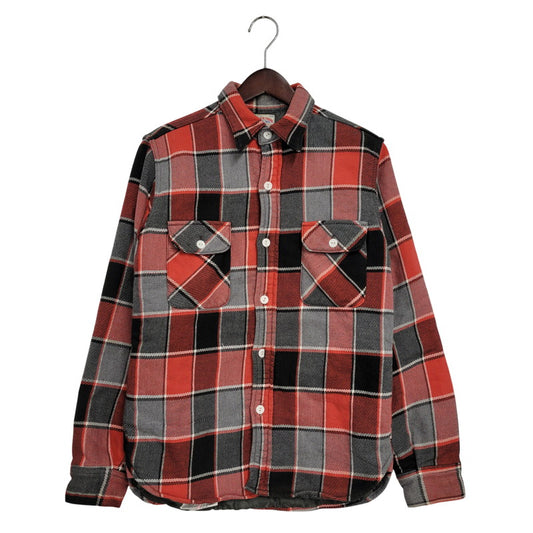【中古品】【メンズ】 8 HOUR UNION エイトアワー ユニオン 970 8HU CHECK FLANNEL SHIRTS チェック フランネル シャツ トップス 145-260219-yn-07-izu サイズ：15 カラー：マルチ 万代Net店