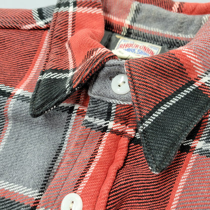 【中古品】【メンズ】 8 HOUR UNION エイトアワー ユニオン 970 8HU CHECK FLANNEL SHIRTS チェック フランネル シャツ トップス 145-260219-yn-07-izu サイズ：15 カラー：マルチ 万代Net店
