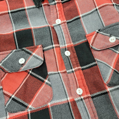 【中古品】【メンズ】 8 HOUR UNION エイトアワー ユニオン 970 8HU CHECK FLANNEL SHIRTS チェック フランネル シャツ トップス 145-260219-yn-07-izu サイズ：15 カラー：マルチ 万代Net店
