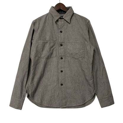 【中古品】【メンズ】 DELUXEWARE デラックスウエア GREMEN&V.E グレメンアンドビルエイト BOSACK LS SHIRT ロングスリーブ シャツ トップス 長袖 145-260219-cs-06-izu サイズ：M カラー：グレー 万代Net店