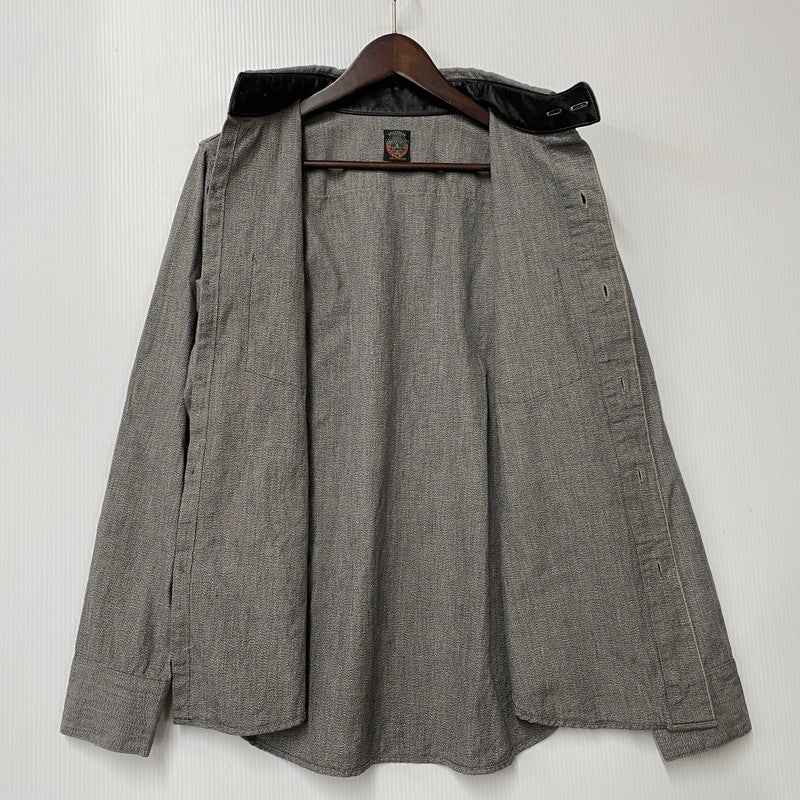 【中古品】【メンズ】 DELUXEWARE デラックスウエア GREMEN&V.E グレメンアンドビルエイト BOSACK LS SHIRT ロングスリーブ シャツ トップス 長袖 145-260219-cs-06-izu サイズ：M カラー：グレー 万代Net店