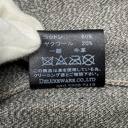 【中古品】【メンズ】 DELUXEWARE デラックスウエア GREMEN&V.E グレメンアンドビルエイト BOSACK LS SHIRT ロングスリーブ シャツ トップス 長袖 145-260219-cs-06-izu サイズ：M カラー：グレー 万代Net店