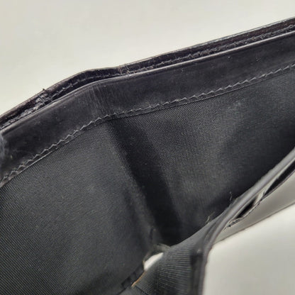 【中古品】【メンズ/レディース】 KWANPEN クワンペン 型押し 二つ折り財布 ウォレット 200-260222-as-13-izu カラー：ブラック 万代Net店