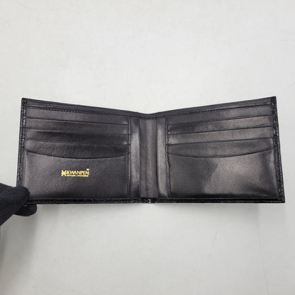 【中古品】【メンズ/レディース】 KWANPEN クワンペン 型押し 二つ折り財布 ウォレット 200-260222-as-13-izu カラー：ブラック 万代Net店