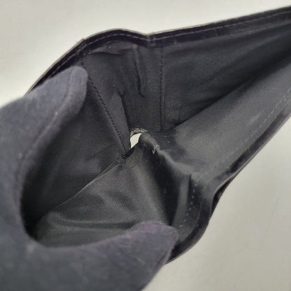 【中古品】【メンズ/レディース】 KWANPEN クワンペン 型押し 二つ折り財布 ウォレット 200-260222-as-13-izu カラー：ブラック 万代Net店
