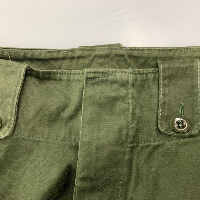 【中古品】【メンズ】 BELGIUM ARMY ベルギー軍 70’S M-64 FIELD PANTS フィールド パンツ ボトムス 157-260220-yn-07-izu サイズ：7F カラー：カーキ 万代Net店