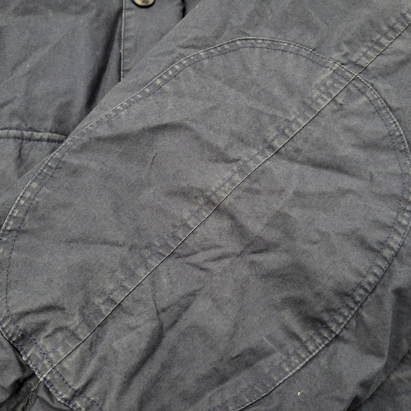 【現状渡し品】【メンズ】 CORDUROY COLLAR DOWN JACKET コーデュロイ カラー ダウン ジャケット アウター 146-260223-kh-03-izu サイズ：M カラー：ネイビー×グリーン 万代Net店