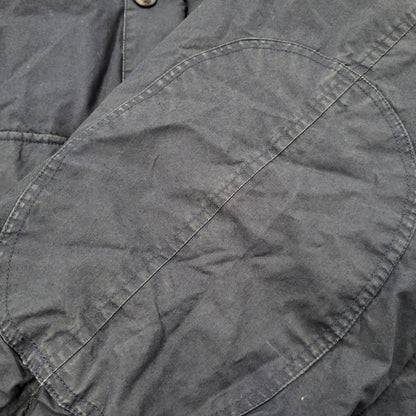 【現状渡し品】【メンズ】 CORDUROY COLLAR DOWN JACKET コーデュロイ カラー ダウン ジャケット アウター 146-260223-kh-03-izu サイズ：M カラー：ネイビー×グリーン 万代Net店