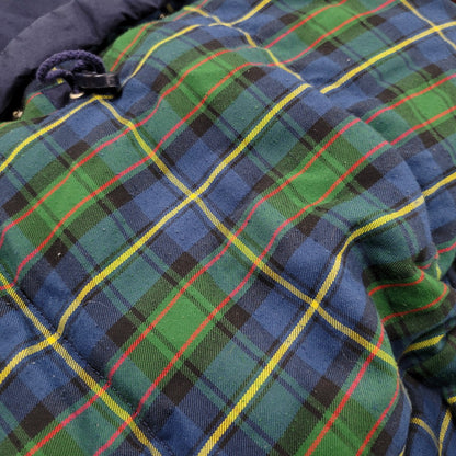 【現状渡し品】【メンズ】 CORDUROY COLLAR DOWN JACKET コーデュロイ カラー ダウン ジャケット アウター 146-260223-kh-03-izu サイズ：M カラー：ネイビー×グリーン 万代Net店