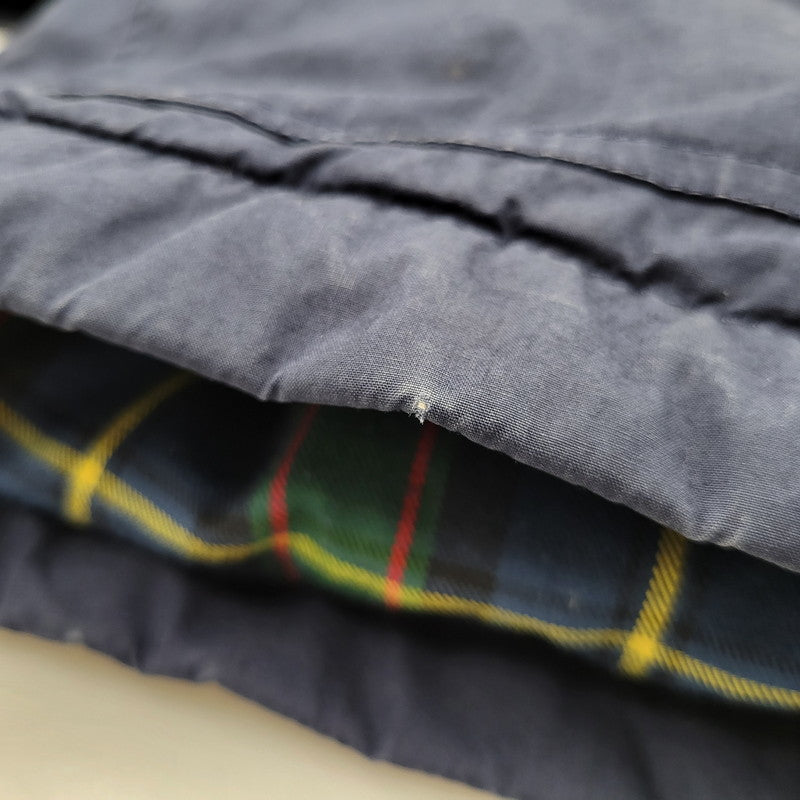 【現状渡し品】【メンズ】 CORDUROY COLLAR DOWN JACKET コーデュロイ カラー ダウン ジャケット アウター 146-260223-kh-03-izu サイズ：M カラー：ネイビー×グリーン 万代Net店