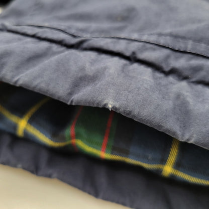 【現状渡し品】【メンズ】 CORDUROY COLLAR DOWN JACKET コーデュロイ カラー ダウン ジャケット アウター 146-260223-kh-03-izu サイズ：M カラー：ネイビー×グリーン 万代Net店