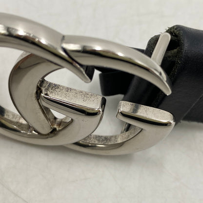 【中古品】【メンズ】 414516 GG マーモント レザー ベルト 183-260220-cs-12-izu カラー：ブラック 万代Net店
