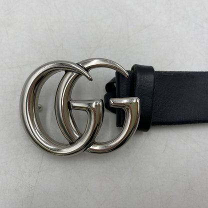 【中古品】【メンズ】 414516 GG マーモント レザー ベルト 183-260220-cs-12-izu カラー：ブラック 万代Net店