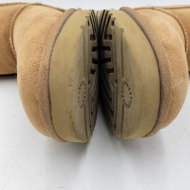 【中古品】【メンズ】 1002072 CLASSIC MINI クラシック ミニ ムートン ブーツ 靴 164-260222-kh-12-izu サイズ：27 カラー：CHESTNUT 万代Net店