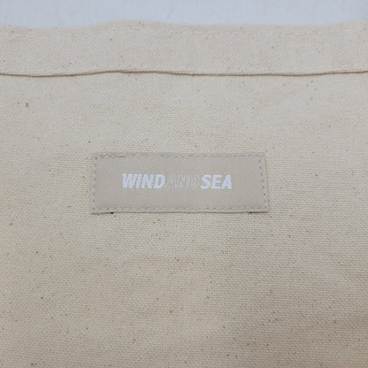 【中古品】【メンズ/レディース】 WIND AND SEA ウィンダンシー TOTE BAG トートバッグ カバン 鞄 188-260222-as-12-izu カラー：アイボリー 万代Net店