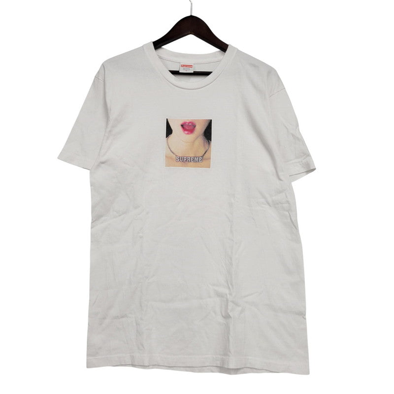 【中古品】【メンズ】 NECKLACE TEE ネックレス Tシャツ 半袖 トップス 149-260223-as-16-izu サイズ：M カラー：ホワイト 万代Net店