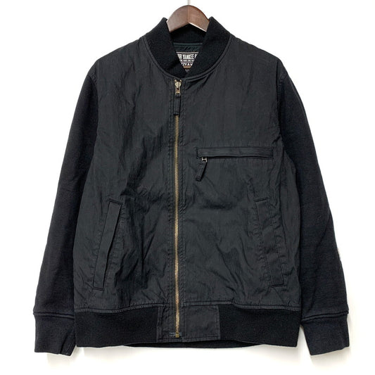 【中古品】【メンズ】 02213AB08 MIDDLE FINGER RIBBED BLOUSON JACKET ブルゾン ジャケット アウター 140-260303-kh-09-izu サイズ：S カラー：ブラック 万代Net店