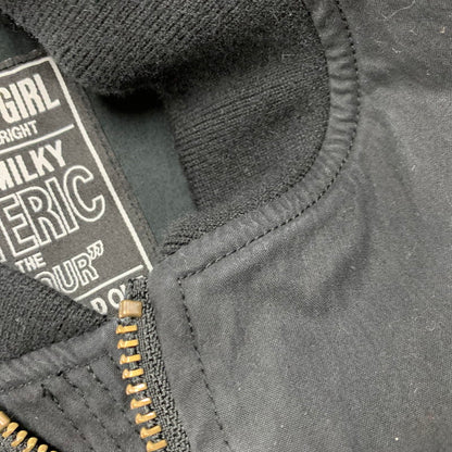【中古品】【メンズ】 02213AB08 MIDDLE FINGER RIBBED BLOUSON JACKET ブルゾン ジャケット アウター 140-260303-kh-09-izu サイズ：S カラー：ブラック 万代Net店