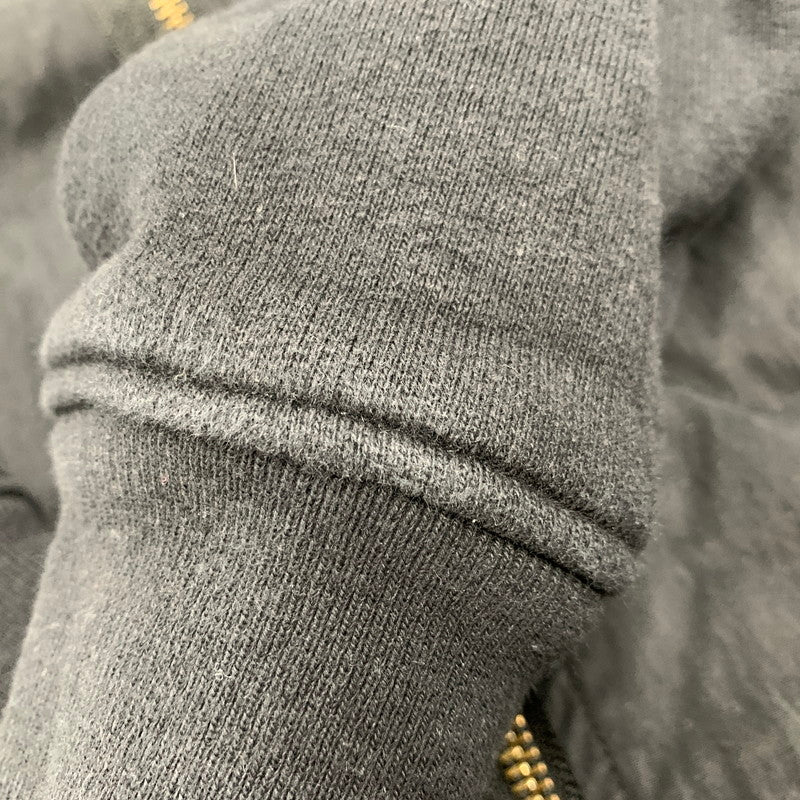 【中古品】【メンズ】 02213AB08 MIDDLE FINGER RIBBED BLOUSON JACKET ブルゾン ジャケット アウター 140-260303-kh-09-izu サイズ：S カラー：ブラック 万代Net店