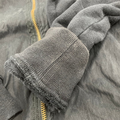 【中古品】【メンズ】 02213AB08 MIDDLE FINGER RIBBED BLOUSON JACKET ブルゾン ジャケット アウター 140-260303-kh-09-izu サイズ：S カラー：ブラック 万代Net店