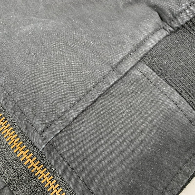 【中古品】【メンズ】 02213AB08 MIDDLE FINGER RIBBED BLOUSON JACKET ブルゾン ジャケット アウター 140-260303-kh-09-izu サイズ：S カラー：ブラック 万代Net店