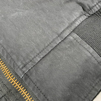 【中古品】【メンズ】 02213AB08 MIDDLE FINGER RIBBED BLOUSON JACKET ブルゾン ジャケット アウター 140-260303-kh-09-izu サイズ：S カラー：ブラック 万代Net店