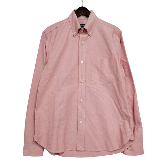 【中古品】【メンズ】 OXFORD SHIRT オックスフォードシャツ USA製 長袖 トップス 145-260223-as-21-izu サイズ：L カラー：ピンク系 万代Net店