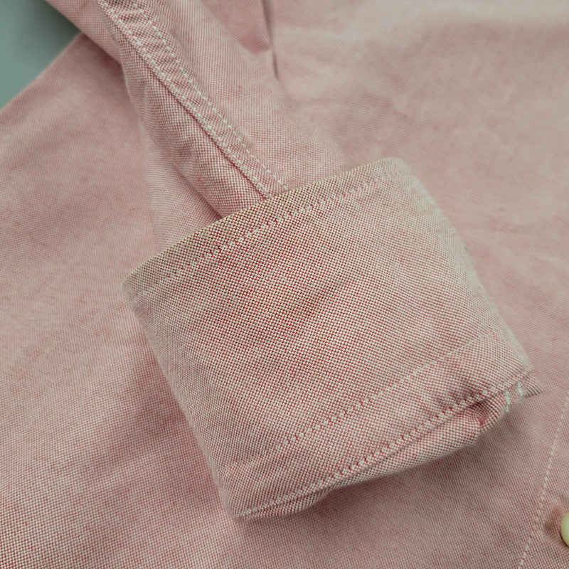【中古品】【メンズ】 OXFORD SHIRT オックスフォードシャツ USA製 長袖 トップス 145-260223-as-21-izu サイズ：L カラー：ピンク系 万代Net店