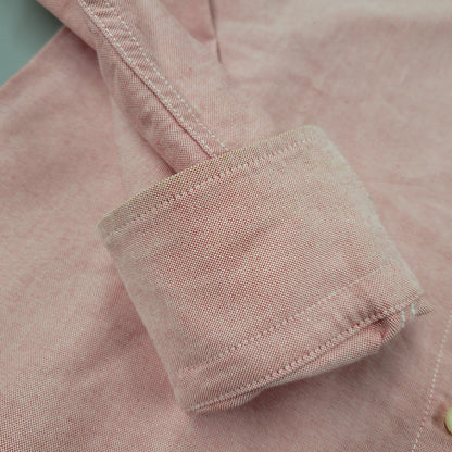 【中古品】【メンズ】 OXFORD SHIRT オックスフォードシャツ USA製 長袖 トップス 145-260223-as-21-izu サイズ：L カラー：ピンク系 万代Net店