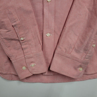 【中古品】【メンズ】 OXFORD SHIRT オックスフォードシャツ USA製 長袖 トップス 145-260223-as-21-izu サイズ：L カラー：ピンク系 万代Net店