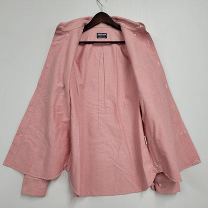 【中古品】【メンズ】 OXFORD SHIRT オックスフォードシャツ USA製 長袖 トップス 145-260223-as-21-izu サイズ：L カラー：ピンク系 万代Net店