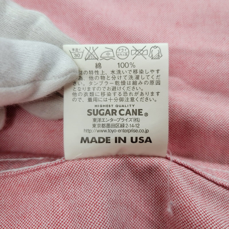 【中古品】【メンズ】 OXFORD SHIRT オックスフォードシャツ USA製 長袖 トップス 145-260223-as-21-izu サイズ：L カラー：ピンク系 万代Net店