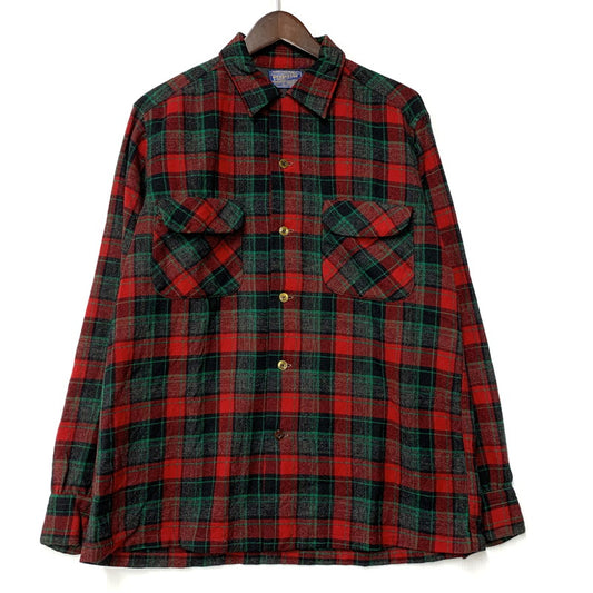 【中古品】【メンズ】 CHECK BOARD SHIRT チェック ボード シャツ 長袖 トップス 146-260220-as-08-izu サイズ：M カラー：マルチカラー 万代Net店