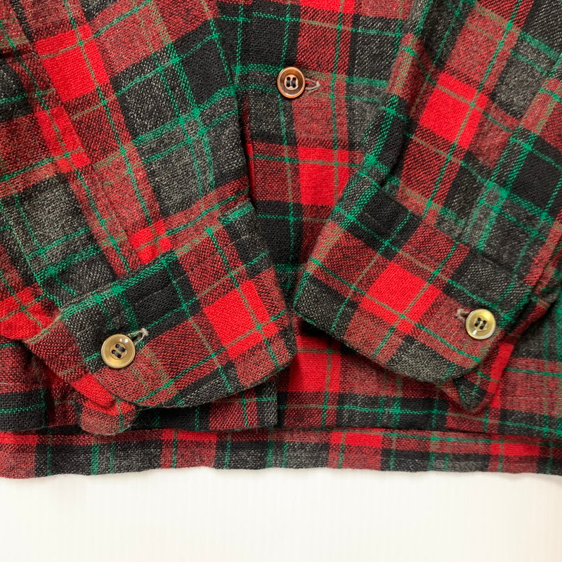 【中古品】【メンズ】 CHECK BOARD SHIRT チェック ボード シャツ 長袖 トップス 146-260220-as-08-izu サイズ：M カラー：マルチカラー 万代Net店