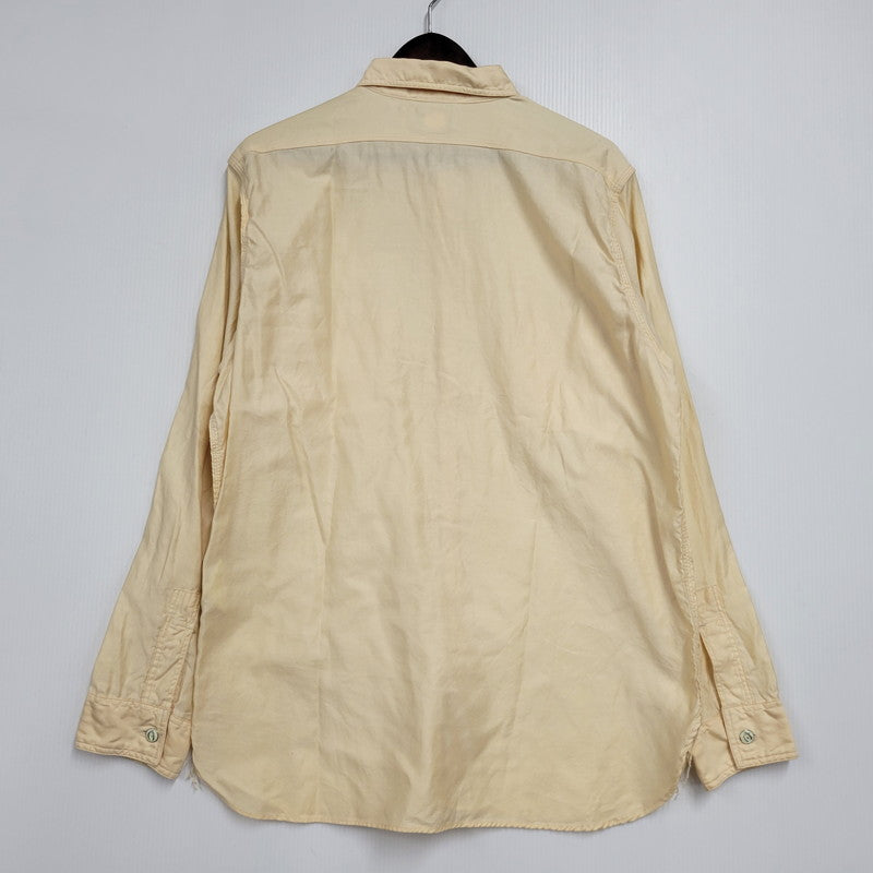 【中古品】【メンズ】 3OZ. SATEEN WORK SHIRTS ３オンス サテン ワーク シャツ トップス 145-260223-kh-08-izu サイズ：17 カラー：ベージュ 万代Net店