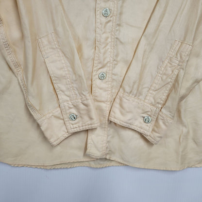 【中古品】【メンズ】 3OZ. SATEEN WORK SHIRTS ３オンス サテン ワーク シャツ トップス 145-260223-kh-08-izu サイズ：17 カラー：ベージュ 万代Net店