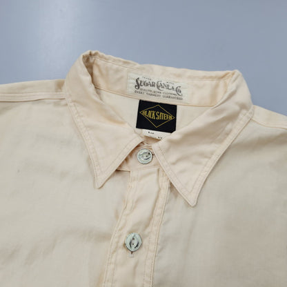 【中古品】【メンズ】 3OZ. SATEEN WORK SHIRTS ３オンス サテン ワーク シャツ トップス 145-260223-kh-08-izu サイズ：17 カラー：ベージュ 万代Net店