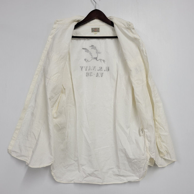 【中古品】【メンズ】 × LOONEY TUNES ルーニー テューンズ ROAD RUNNER L/S SHIRT ロードランナー ロングスリーブ シャツ 長袖 145-260223-as-02-izu サイズ：15-15 1/2 カラー：ホワイト 万代Net店